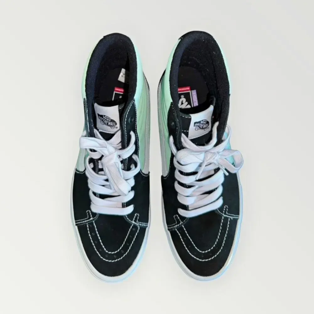 Vans Skate Sk8-Hi Mint Black Men’s 11.5 PopCush DURACAP VN0A5FCCM2T